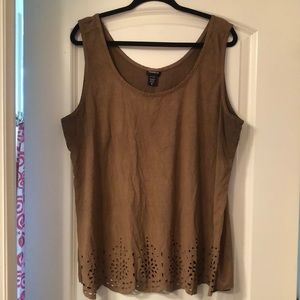 Torrid  brown super soft top,plus size 3X